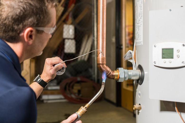Commercial water heater repair piping